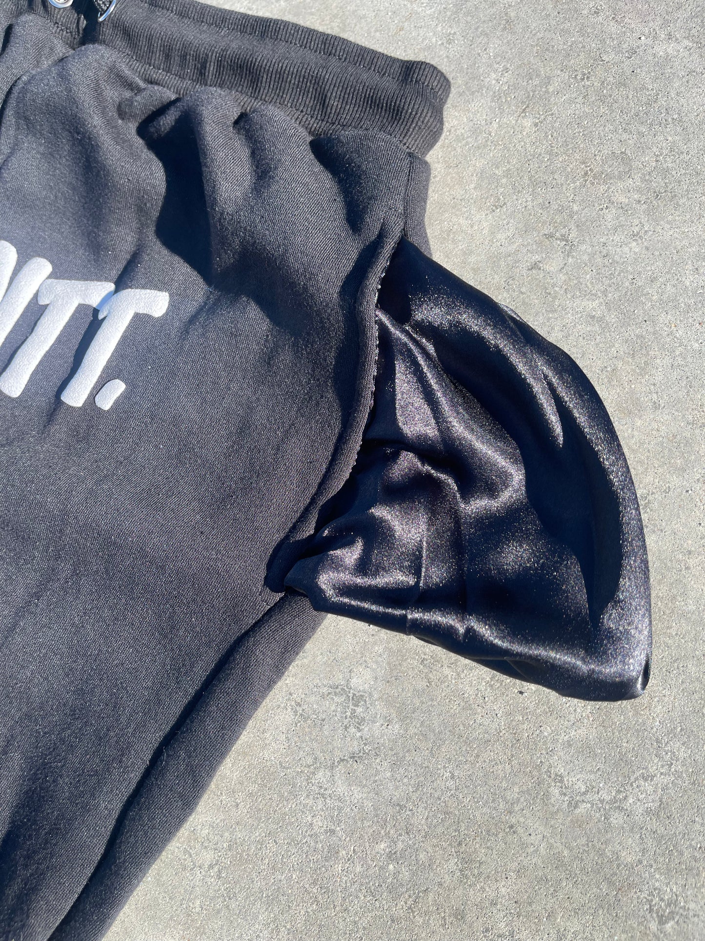 "ORIGINAL" Black Flared Sweats