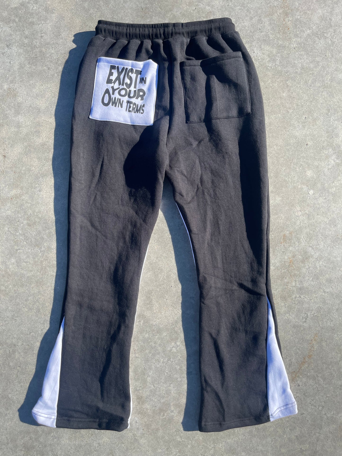 "ORIGINAL" Black Flared Sweats