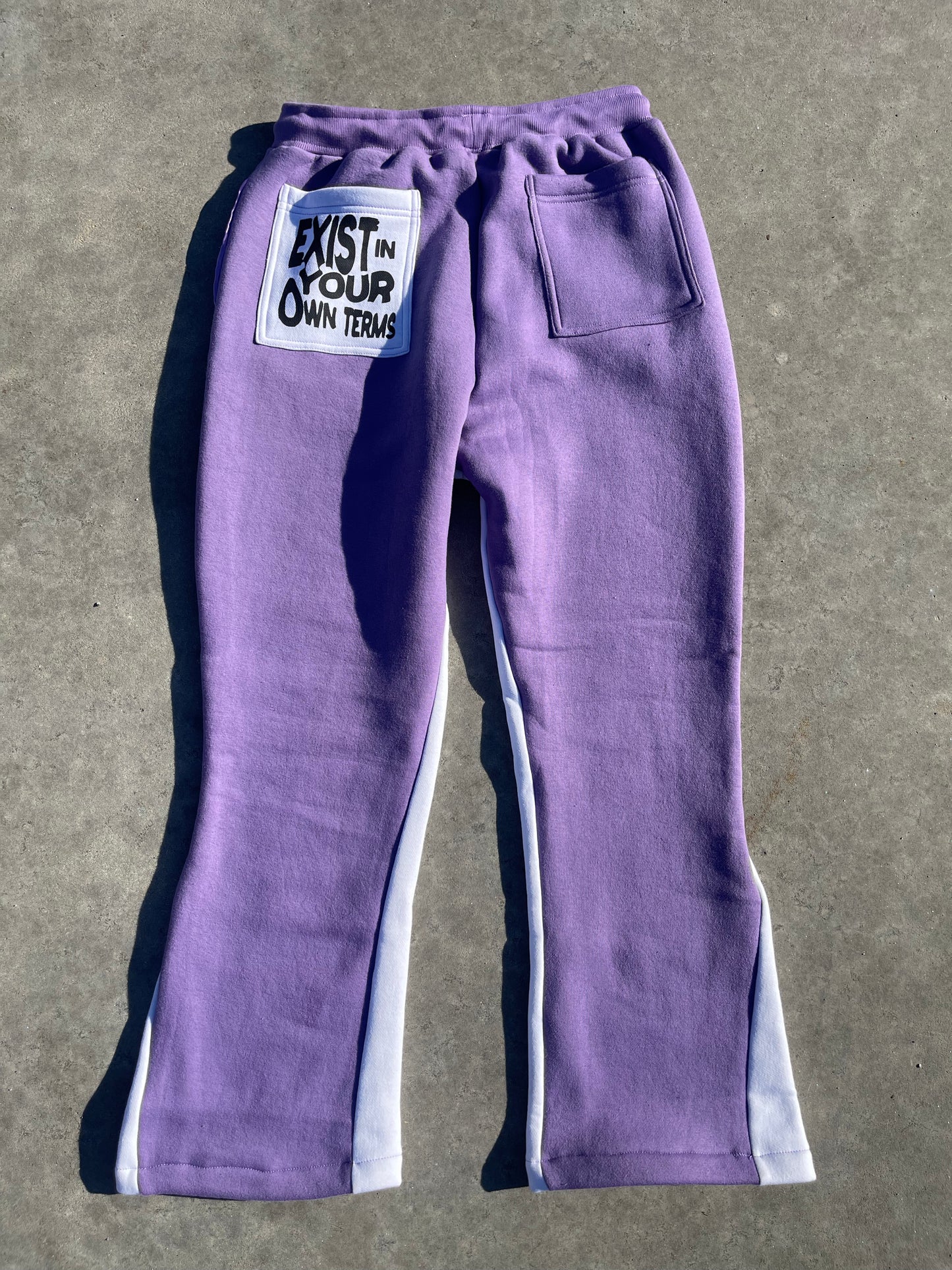 "GRAPE" Flared Sweats