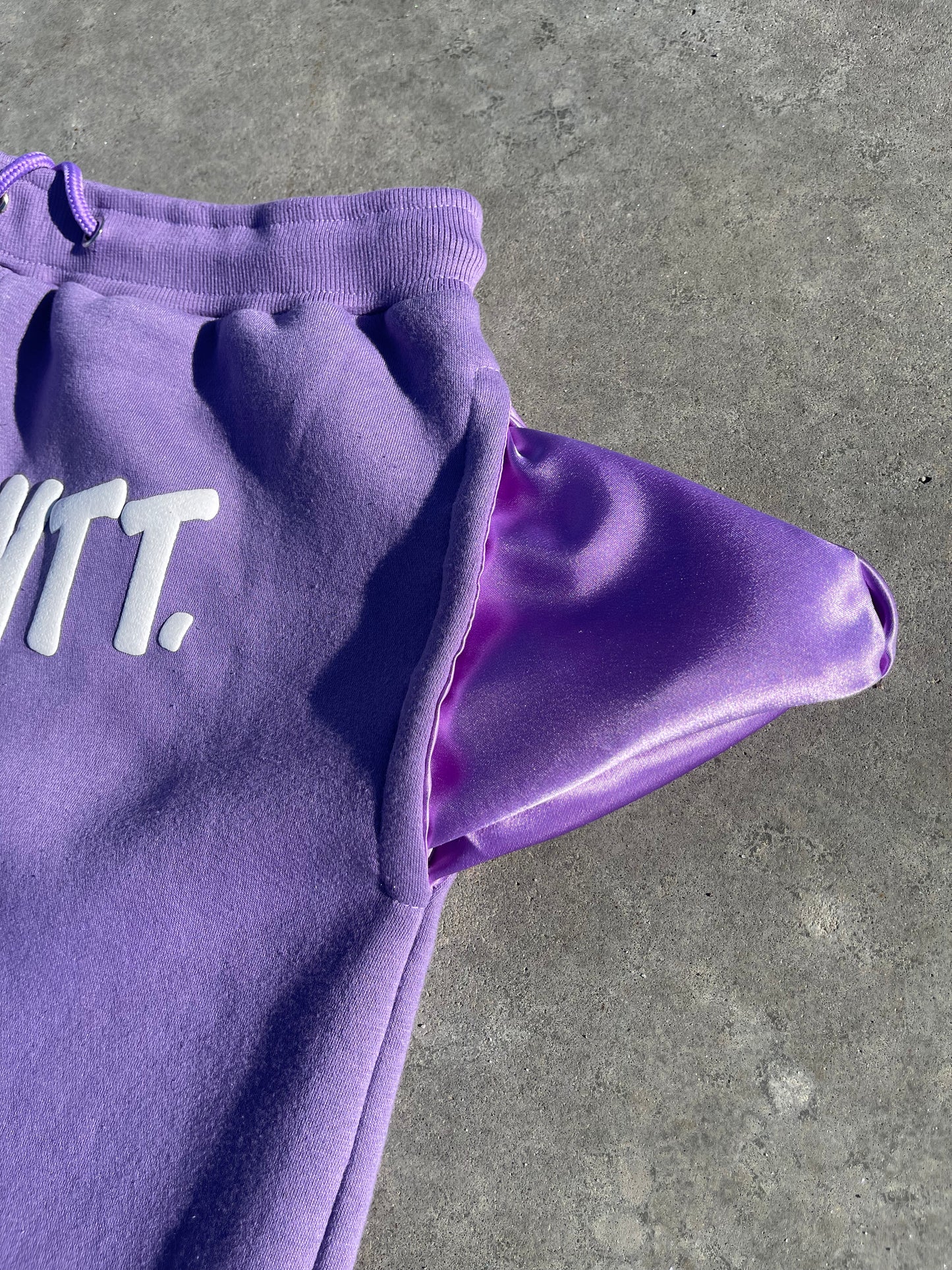 "GRAPE" Flared Sweats
